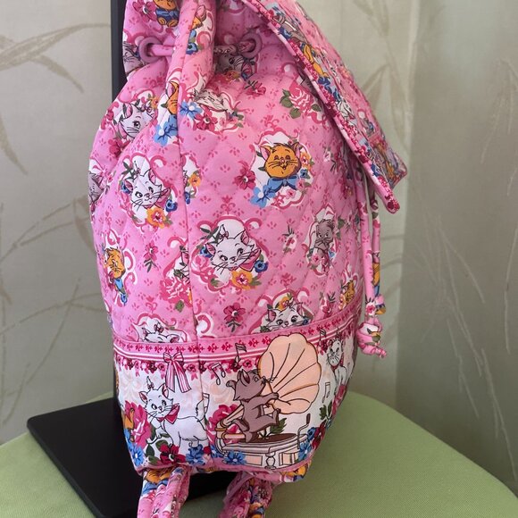 VERA BRADLEY DISNEY ARISTOCATS DRAWSTRING BACKPACK:NWT CATS - Picture 8 of 16